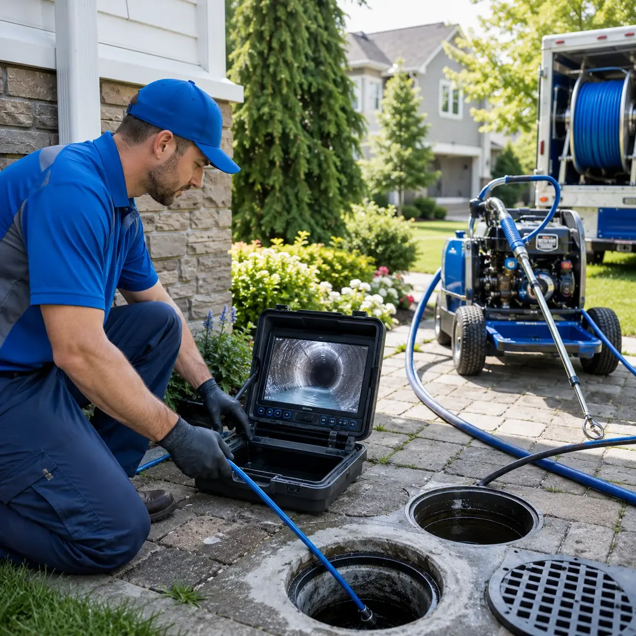 Outdoor drain cleaning professionals serving Crenshaw, MS